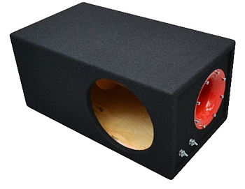 КОРПУС ДЛЯ САБВУФЕРА 10 ДСП+Фанера черный карпет терминал труба