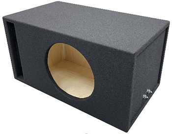 КОРПУС ДЛЯ САБВУФЕРА 12 ДСП+Фанера черный карпет терминал щель