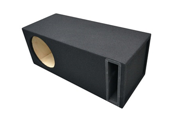 КОРПУС ДЛЯ САБВУФЕРА 10 ДСП+Фанерачерный карпеттерминалщель